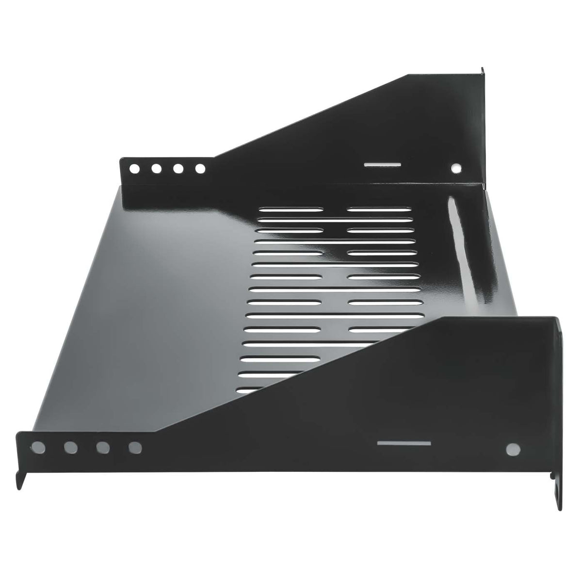 19" Cantilever Shelf, 2U, 250 mm (9.8 in.) Depth, Black Image 5
