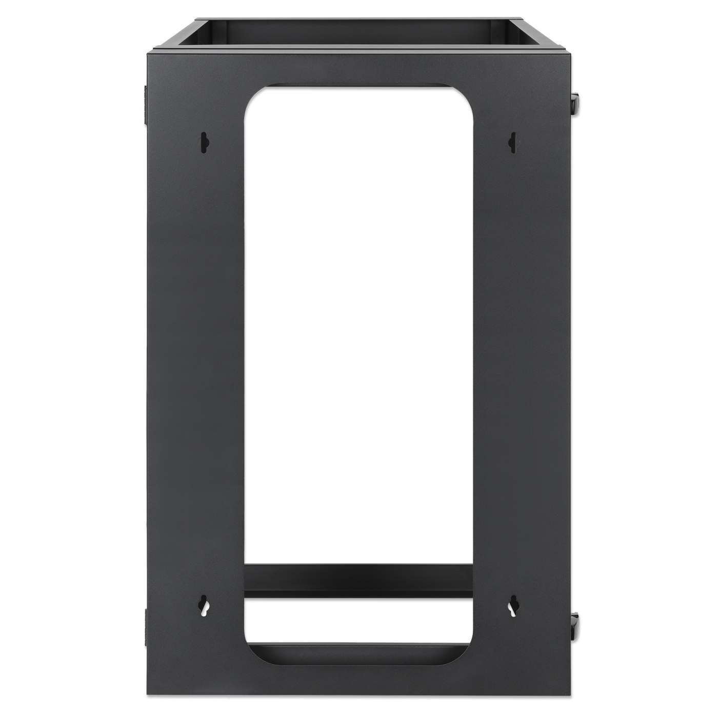 19" Wall Mount 4-Post Open Frame Network Rack, 15U Image 5