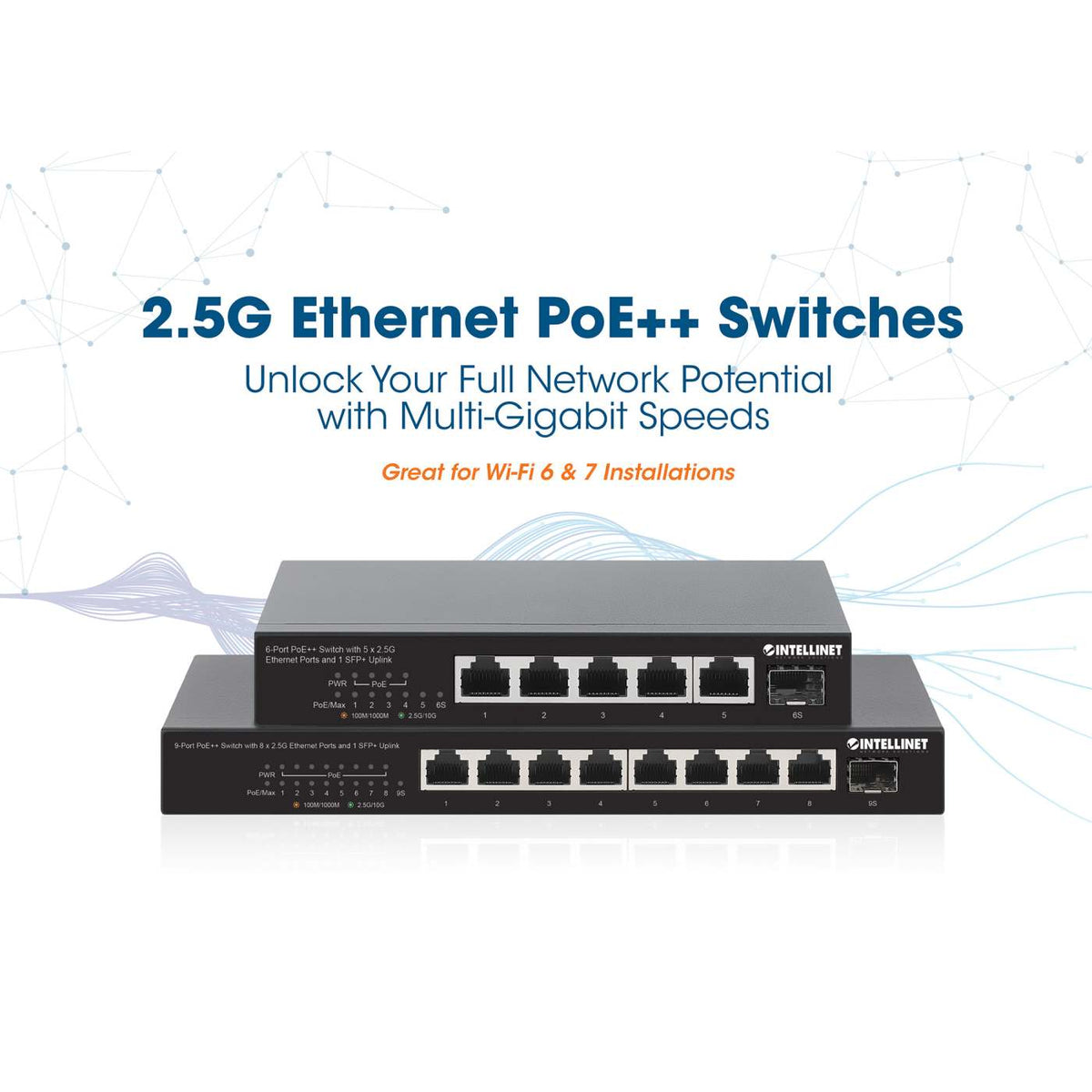 6-Port PoE++ Switch with 5 x 2.5G Ethernet Ports and 1 SFP+ Uplink Image 10