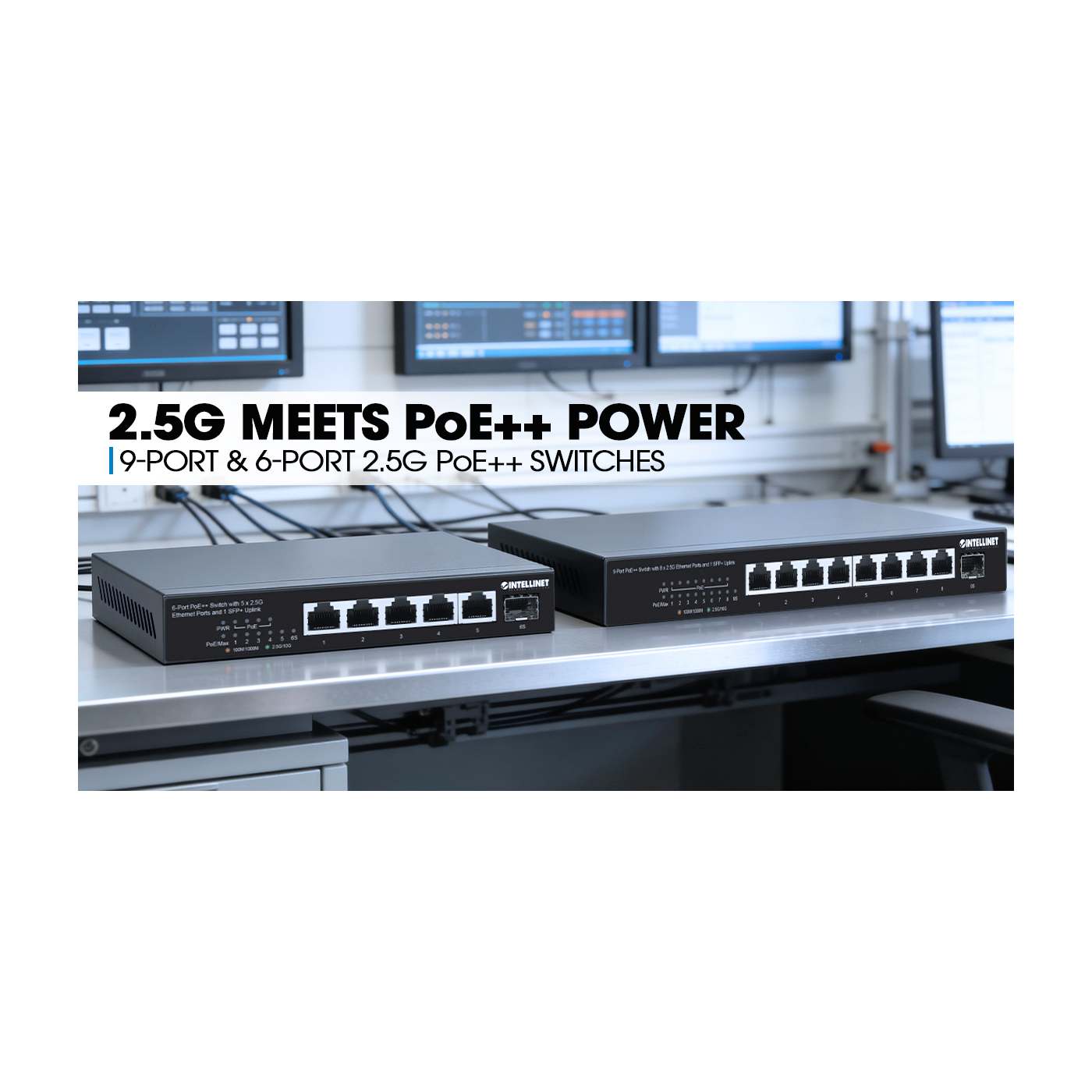 6-Port PoE++ Switch with 5 x 2.5G Ethernet Ports and 1 SFP+ Uplink Image 10