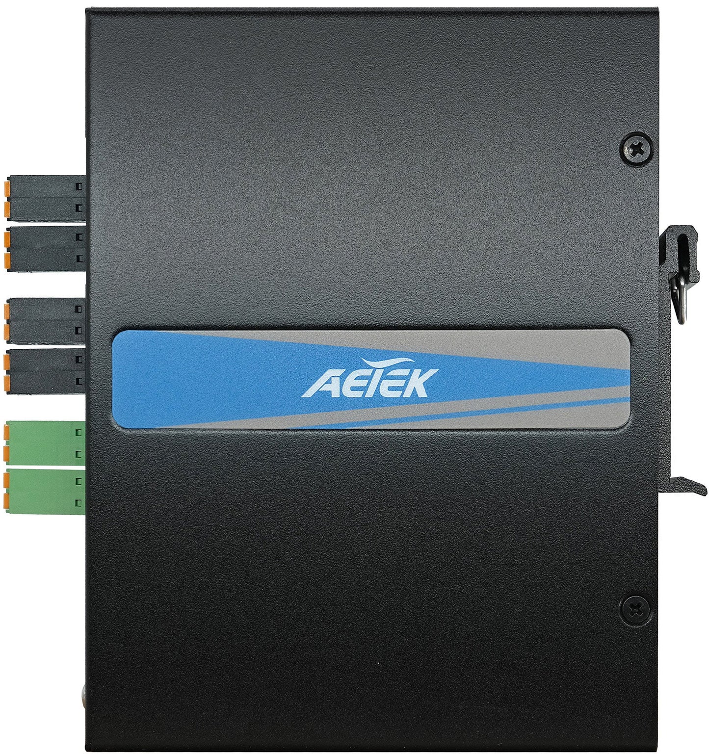 Industrial L2 Managed PRO 4-Port Gigabit PoE-Powered PoE+ Switch with 12V/24VDC Output, 90W PoE++ Input