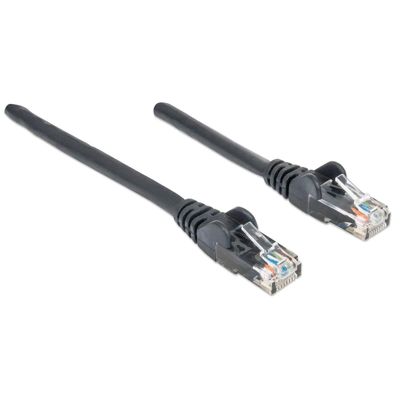 Cat6 U/UTP Network Patch Cable, 0.3 m (1 ft.), Black Image 3