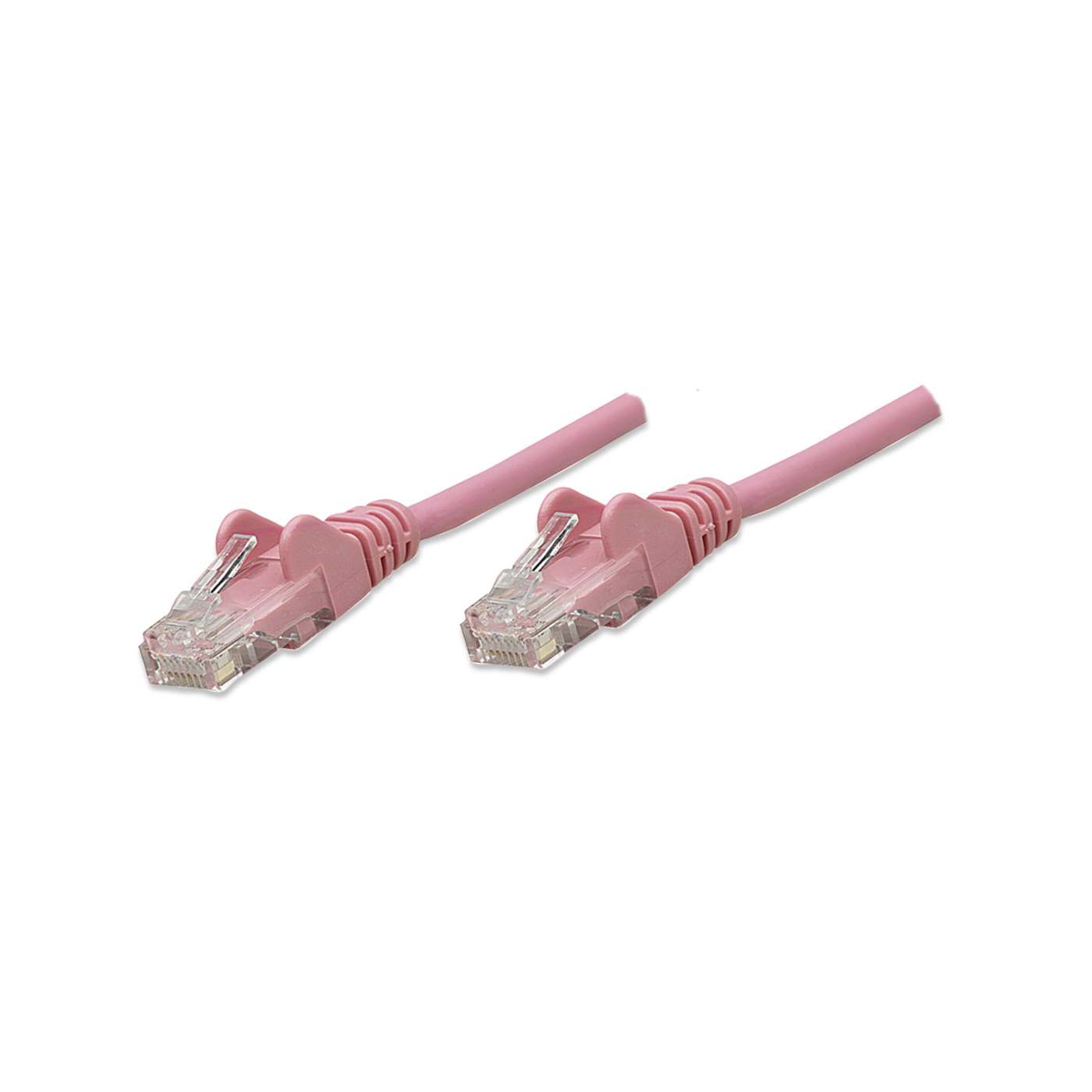 Cat6 U/UTP Network Patch Cable, 0.3 m (1 ft.), Pink Image 1