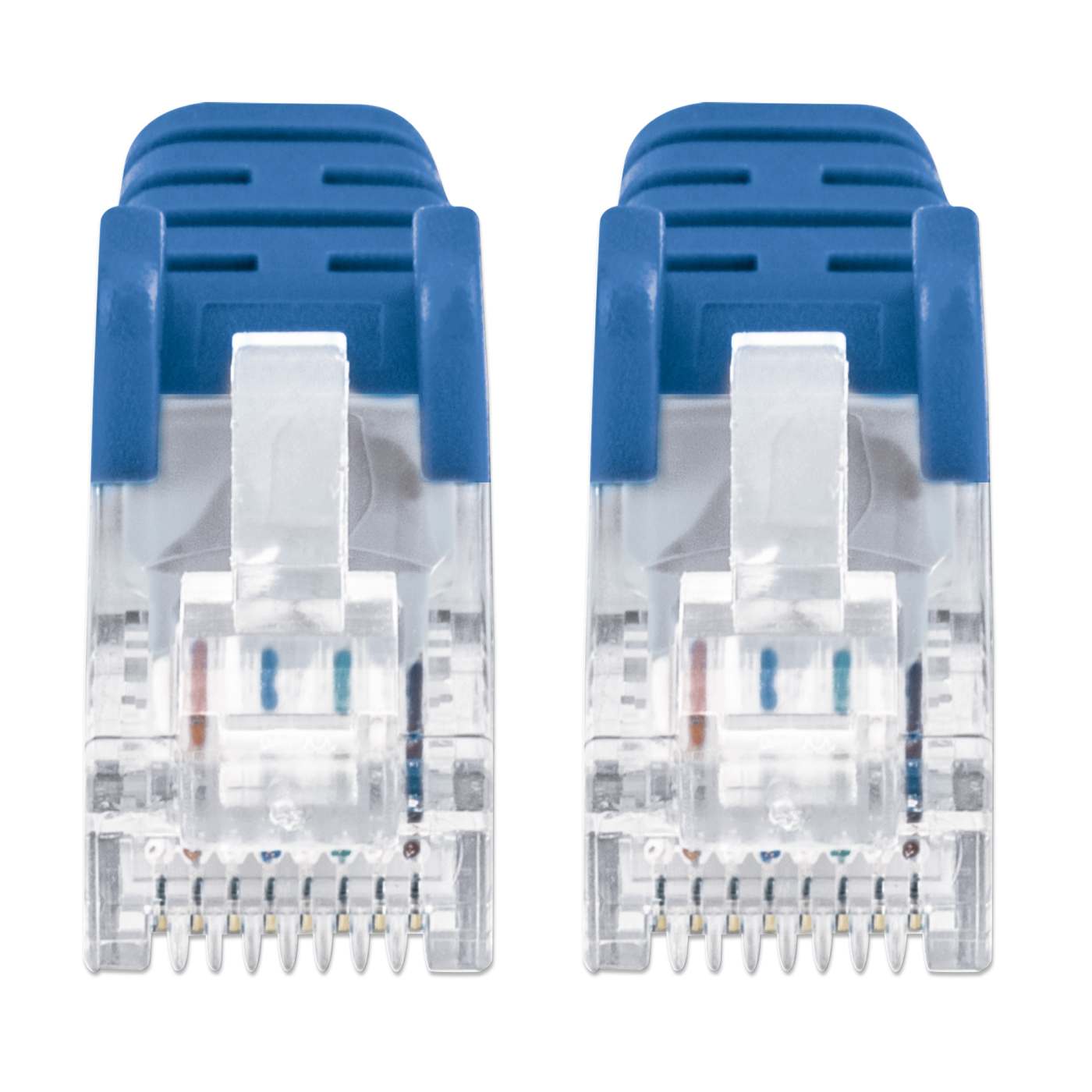 Cat6 U/UTP Slim Network Patch Cable, 0.5 ft., Blue Image 3