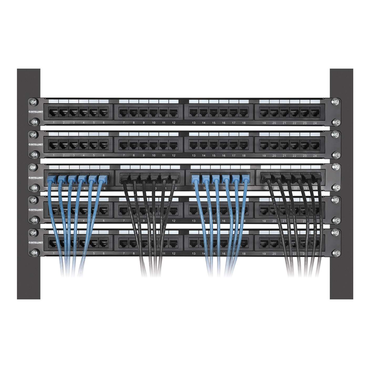 Cat6 U/UTP Slim Network Patch Cable, 1 ft., Blue, 10-Pack Image 6