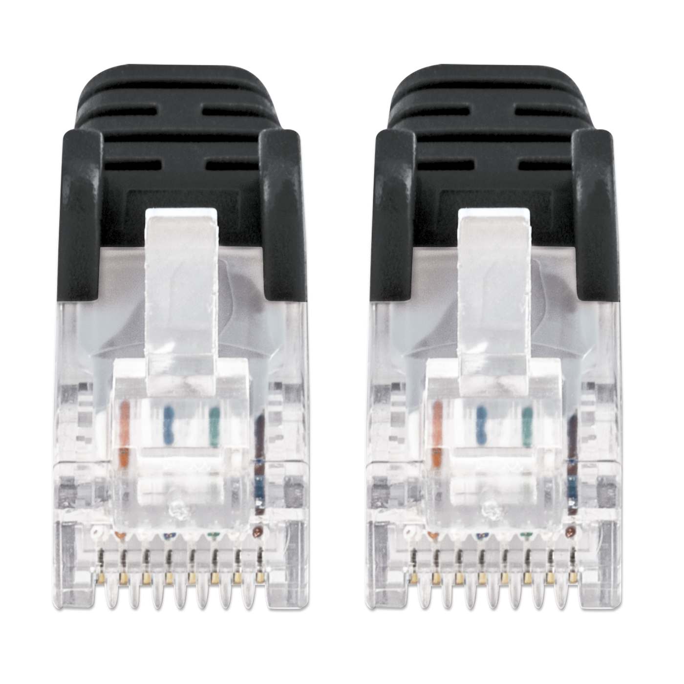 Cat6a U/UTP Slim Network Patch Cable, 0.5 ft., Black Image 3