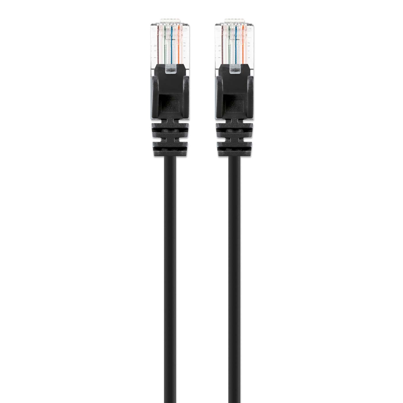 Cat6a U/UTP Slim Network Patch Cable, 0.5 ft., Black Image 4