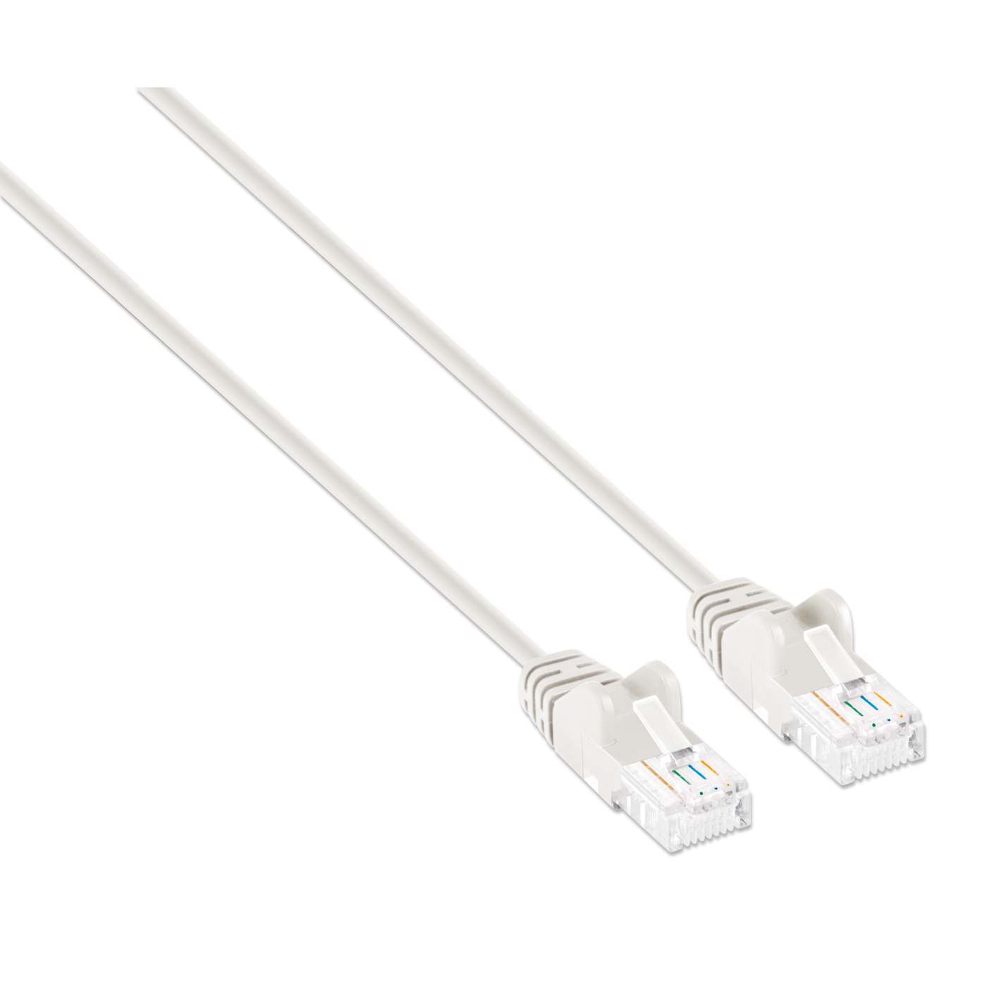 Cat6a U/UTP Slim Network Patch Cable, 10 ft., White Image 2