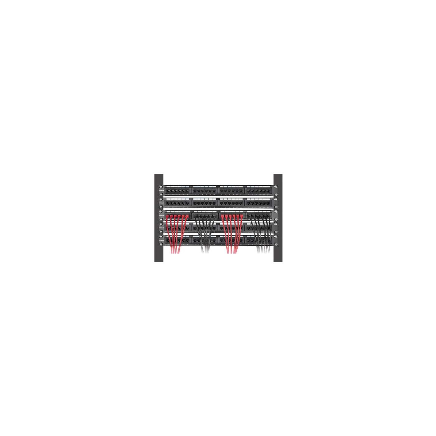 Cat8.1 U/FTP Slim Network Patch Cable, 14 ft., Red, 10-Pack Image 6