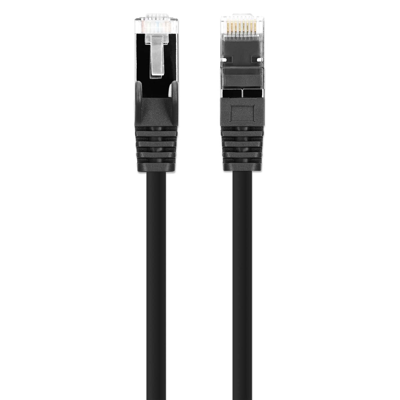 Cat8.1 U/FTP Slim Network Patch Cable, 5 ft., Black, 10-Pack Image 4