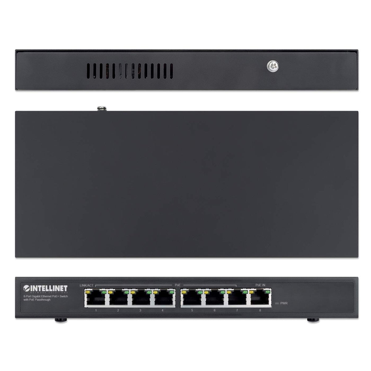 PoE-Powered 8-Port Gigabit Ethernet PoE+ Switch with PoE Passthrough Image 6