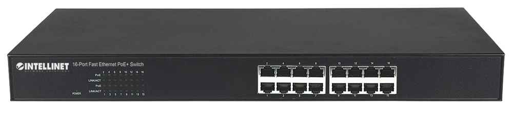 16-Port Fast Ethernet PoE+ Switch Image 4