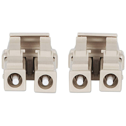 1 m LC to LC UPC Fiber Optic Patch Cable, 2.0 mm, Duplex, OFNR, OM3 Multimode, Aqua Image 4