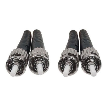 1 m ST to ST UPC Fiber Optic Patch Cable, 3.0 mm, Duplex, LSZH, OS2 Singlemode, Yellow Image 3