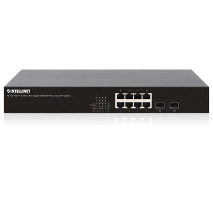 10-Port PoE++ Switch with 8 Gigabit Ethernet Ports and 2 SFP Uplinks Image 5