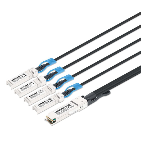 100G QSFP28 to 4 x 25G SFP28 Passive DAC Breakout Cable, 7 ft. Image 1