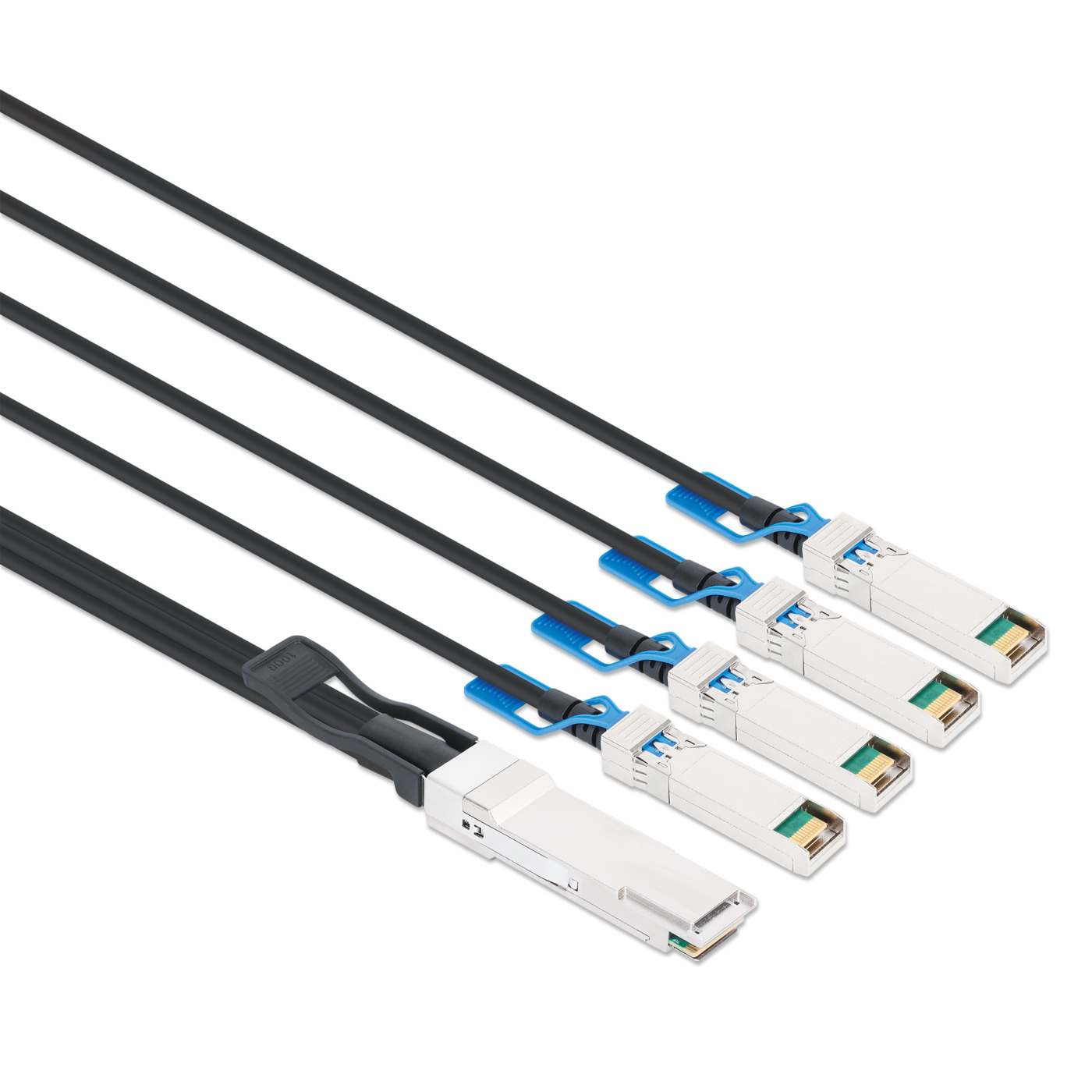 100G QSFP28 to 4 x 25G SFP28 Passive DAC Breakout Cable, 7 ft. Image 2
