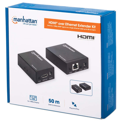 1080p HDMI over Ethernet Extender Kit Packaging Image 2