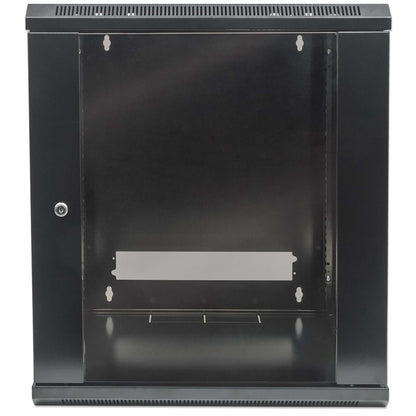 12U 19" Wall Mount Network Cabinet, Standard Line, 450 mm (17.7 in.) Depth, Black Image 3