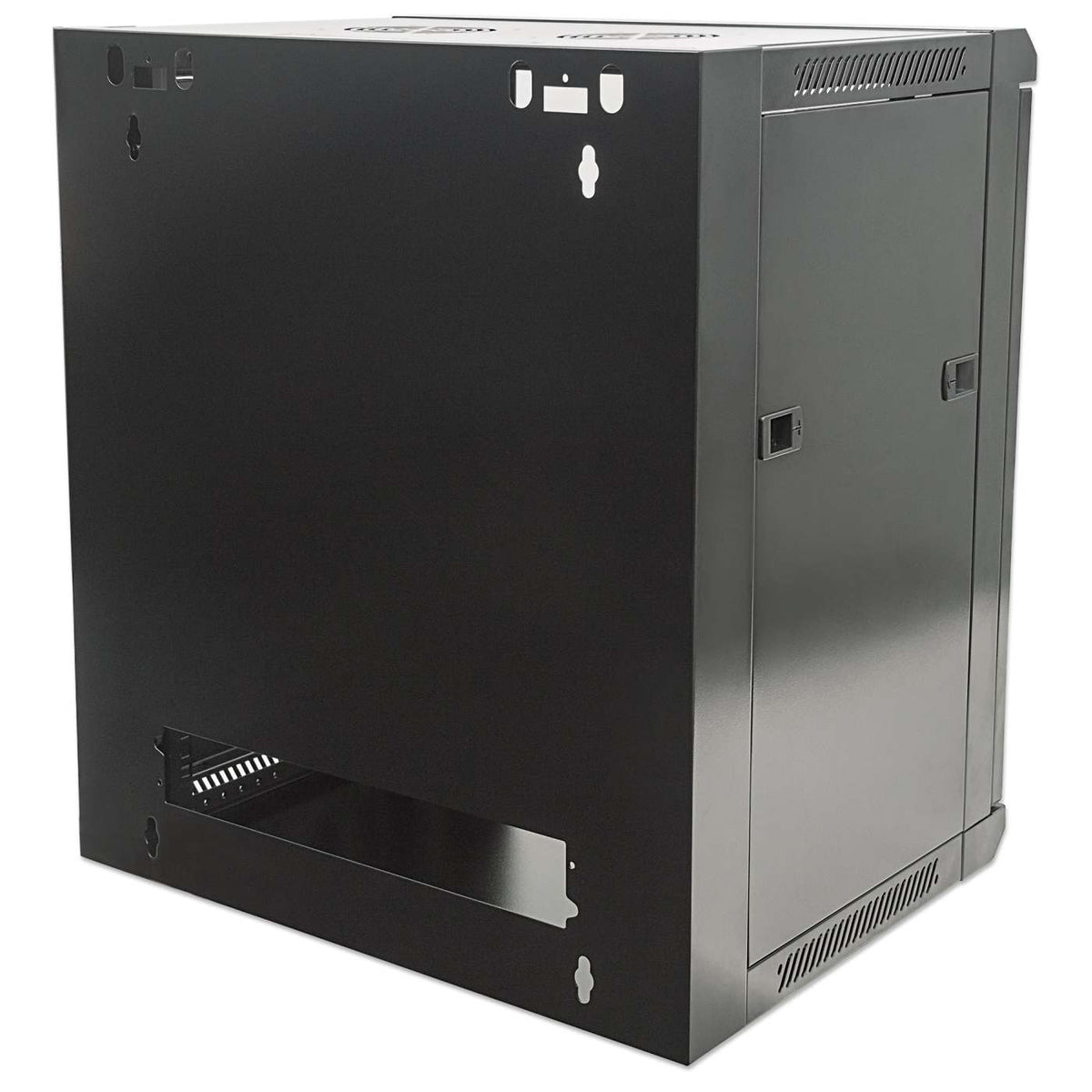 12U 19" Wall Mount Network Cabinet, Standard Line, 450 mm (17.7 in.) Depth, Black Image 5