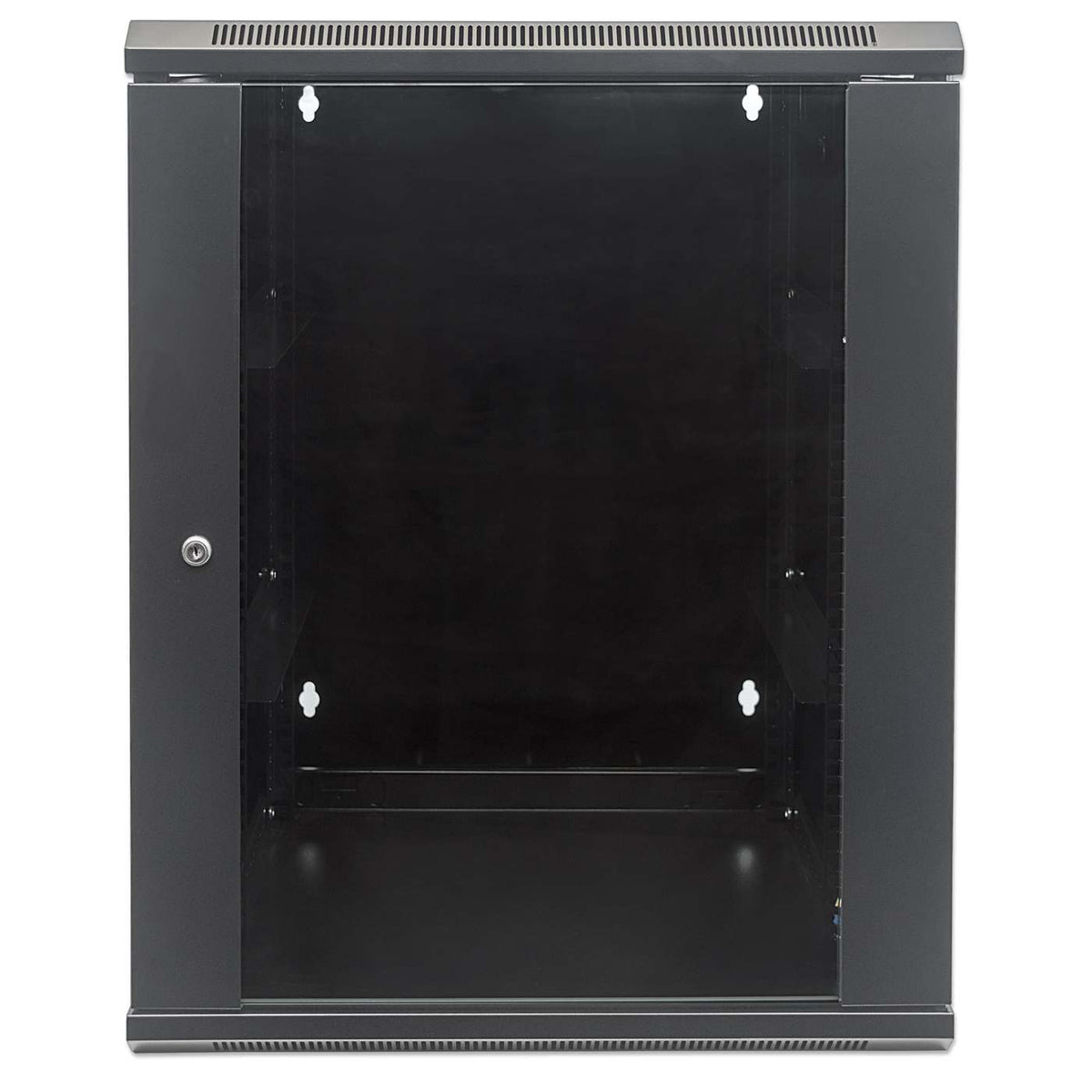15U 19" Swing Out Wall Mount Network Cabinet, Standard Line, 550 mm (21.7 in.) Depth, Black Image 3