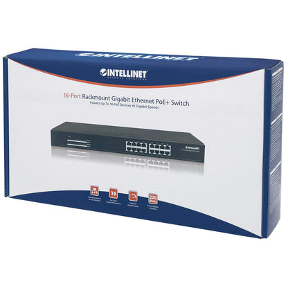 16-Port Gigabit Ethernet PoE+ Switch Packaging Image 2