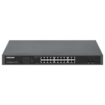 16-Port Gigabit Ethernet PoE+ Switch with 4 RJ45 Gigabit and 2 SFP Uplink Ports Image 4