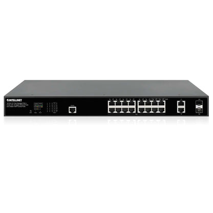 18-Port L2+ Fully Managed PoE++ Switch with 16 Gigabit Ethernet Ports and 2 Base-T/SFP Combo Ports Image 5