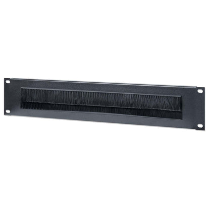19" Cable Entry Panel, 2U, Black Image 1