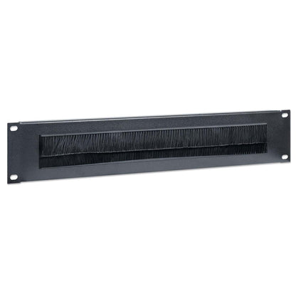 19" Cable Entry Panel, 2U, Black Image 2