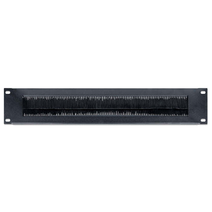 19" Cable Entry Panel, 2U, Black Image 3