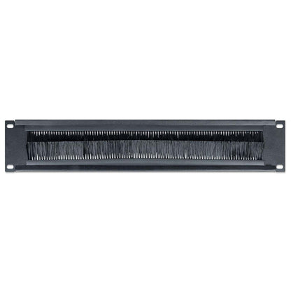 19" Cable Entry Panel, 2U, Black Image 4