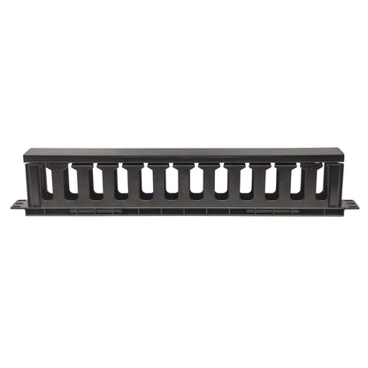 19" Cable Management Panel, 1U, Black Image 3