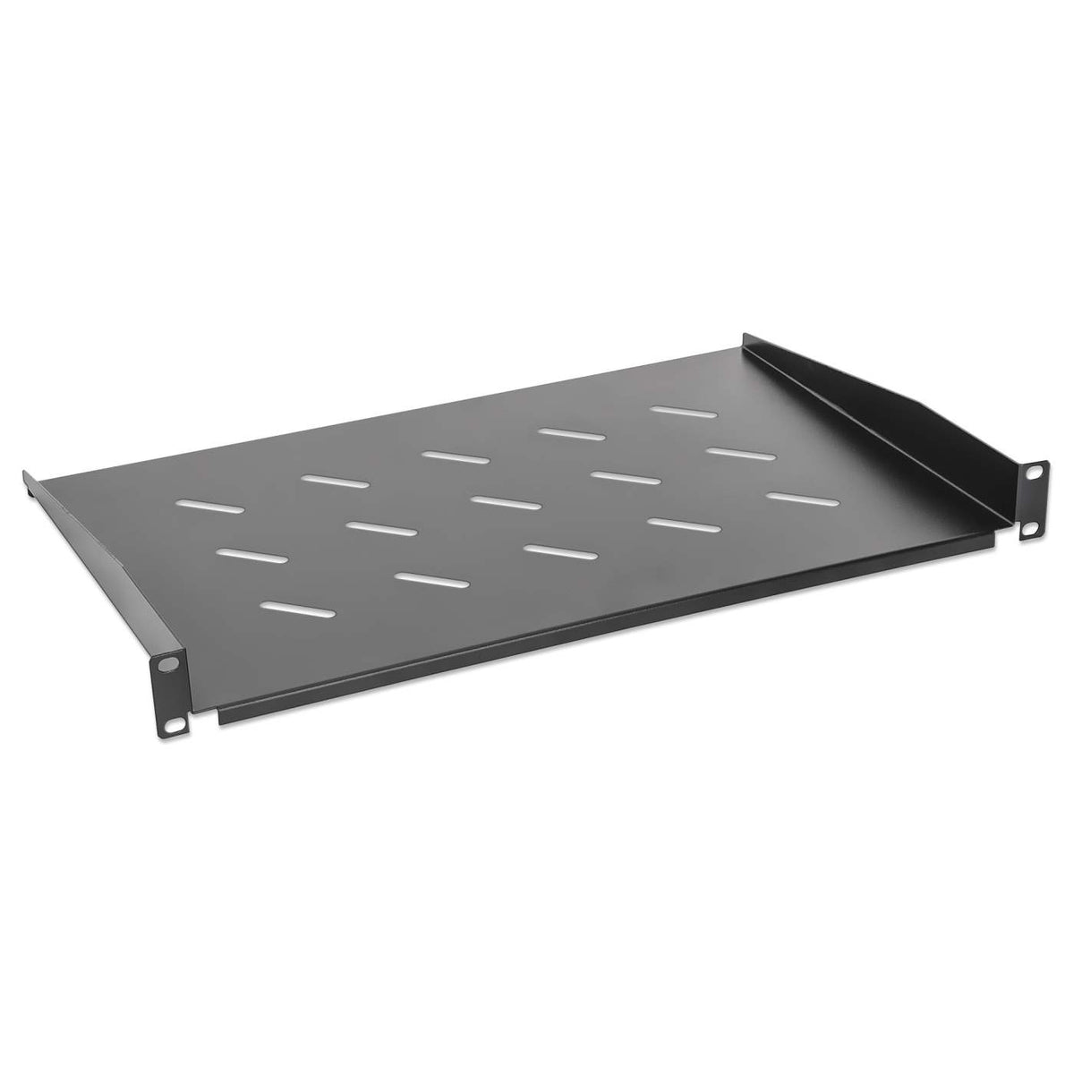 19" Cantilever Shelf, 1U, 300 mm (11.8 in.) Depth, Black Image 1