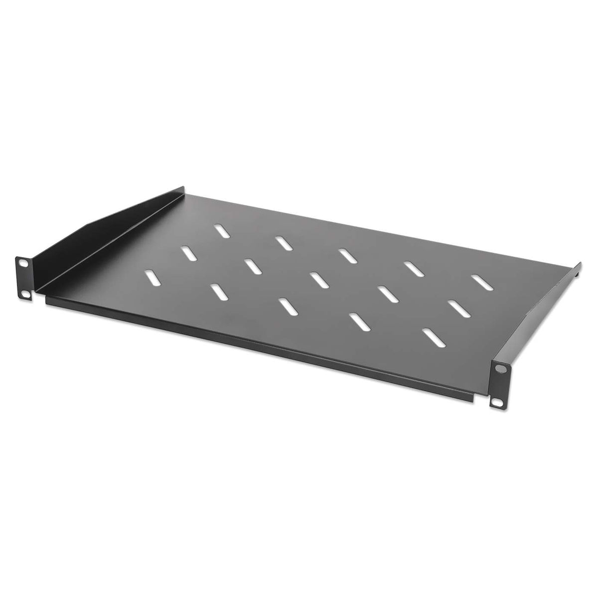 19" Cantilever Shelf, 1U, 300 mm (11.8 in.) Depth, Black Image 2