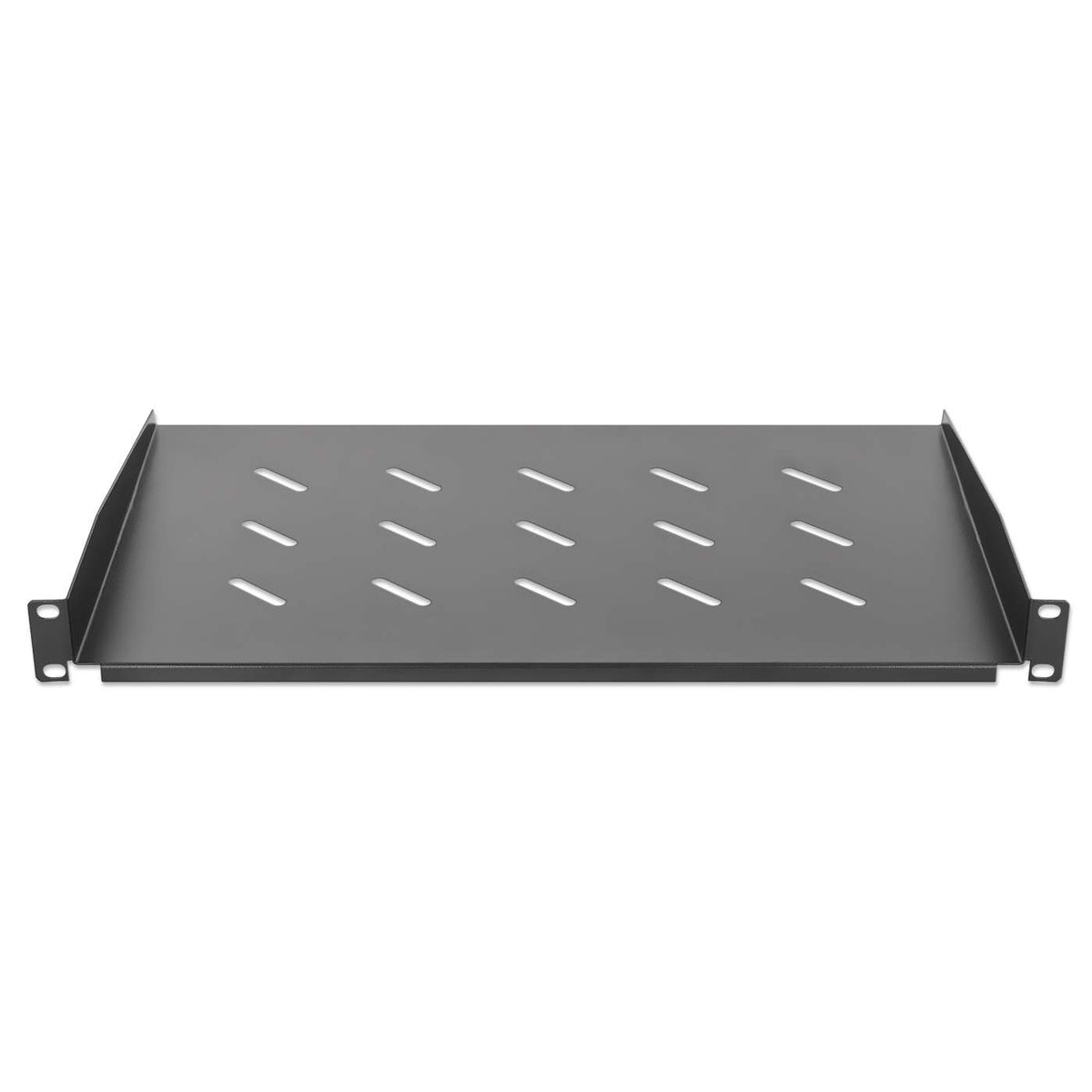 19" Cantilever Shelf, 1U, 300 mm (11.8 in.) Depth, Black Image 3