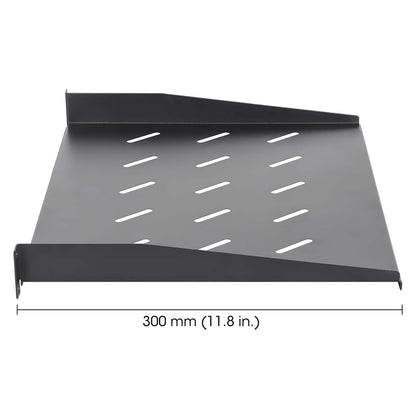 19" Cantilever Shelf, 1U, 300 mm (11.8 in.) Depth, Black Image 5