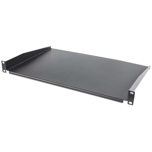 19" Cantilever Shelf, 1U, 300 mm (11.8 in.) Depth, Black Image 1