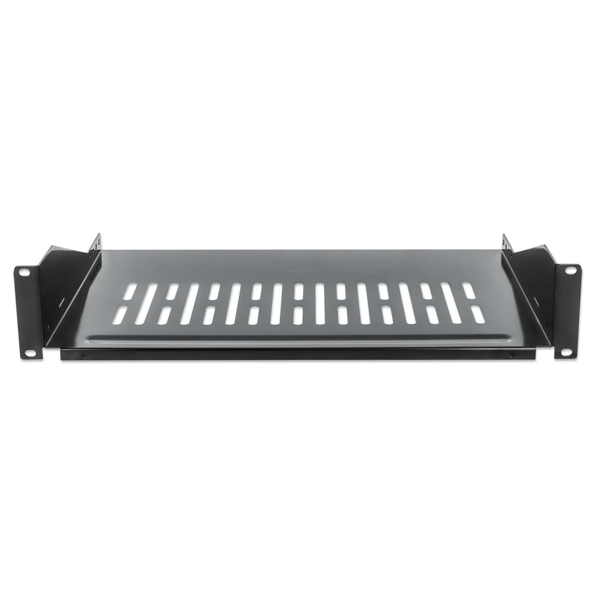 19" Cantilever Shelf, 2U, 250 mm (9.8 in.) Depth, Black Image 3
