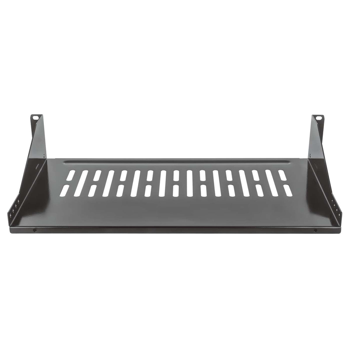 19" Cantilever Shelf, 2U, 250 mm (9.8 in.) Depth, Black Image 4