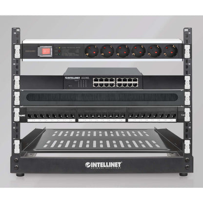 19" Cantilever Shelf, 2U, 400 mm (15.8 in.) Depth, Black Image 7