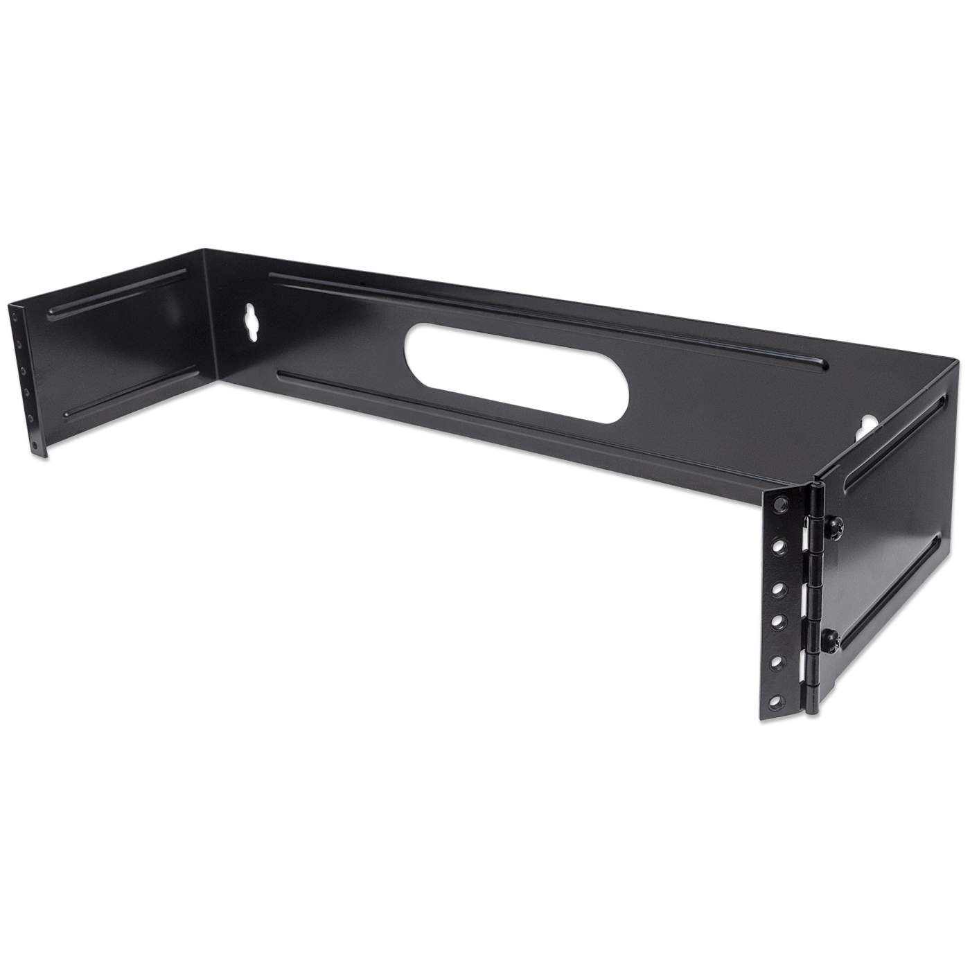 19" Hinged Wall Bracket, 2U Image 1