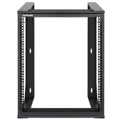 19" Wall Mount 2-Post Open Frame Network Rack, 12U Image 3