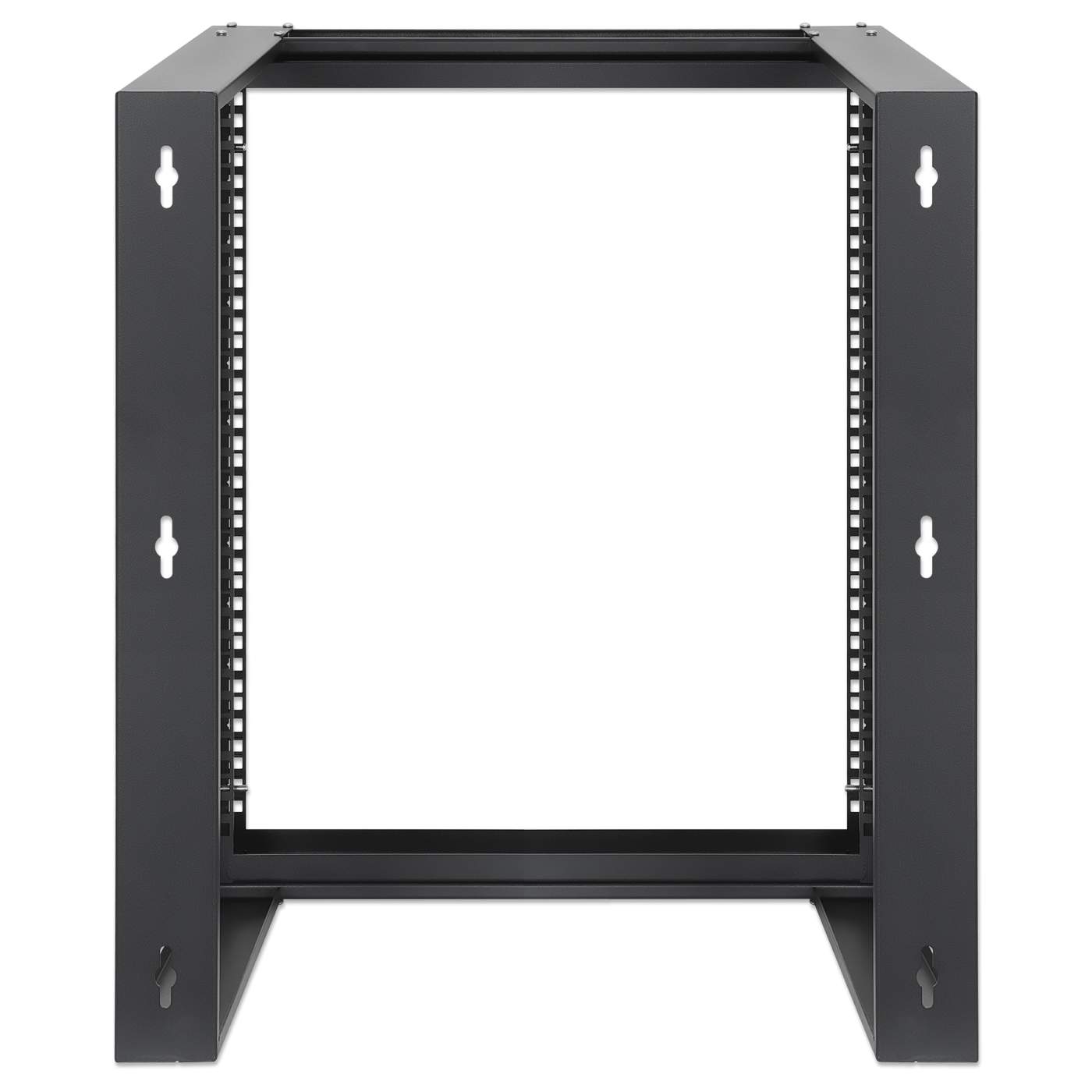 19" Wall Mount 2-Post Open Frame Network Rack, 12U Image 5