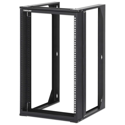 19" Wall Mount 2-Post Open Frame Network Rack, 15U Image 1