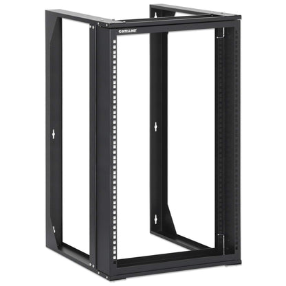 19" Wall Mount 2-Post Open Frame Network Rack, 15U Image 2