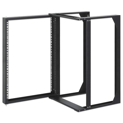 19" Wall Mount 2-Post Open Frame Network Rack, 15U Image 6