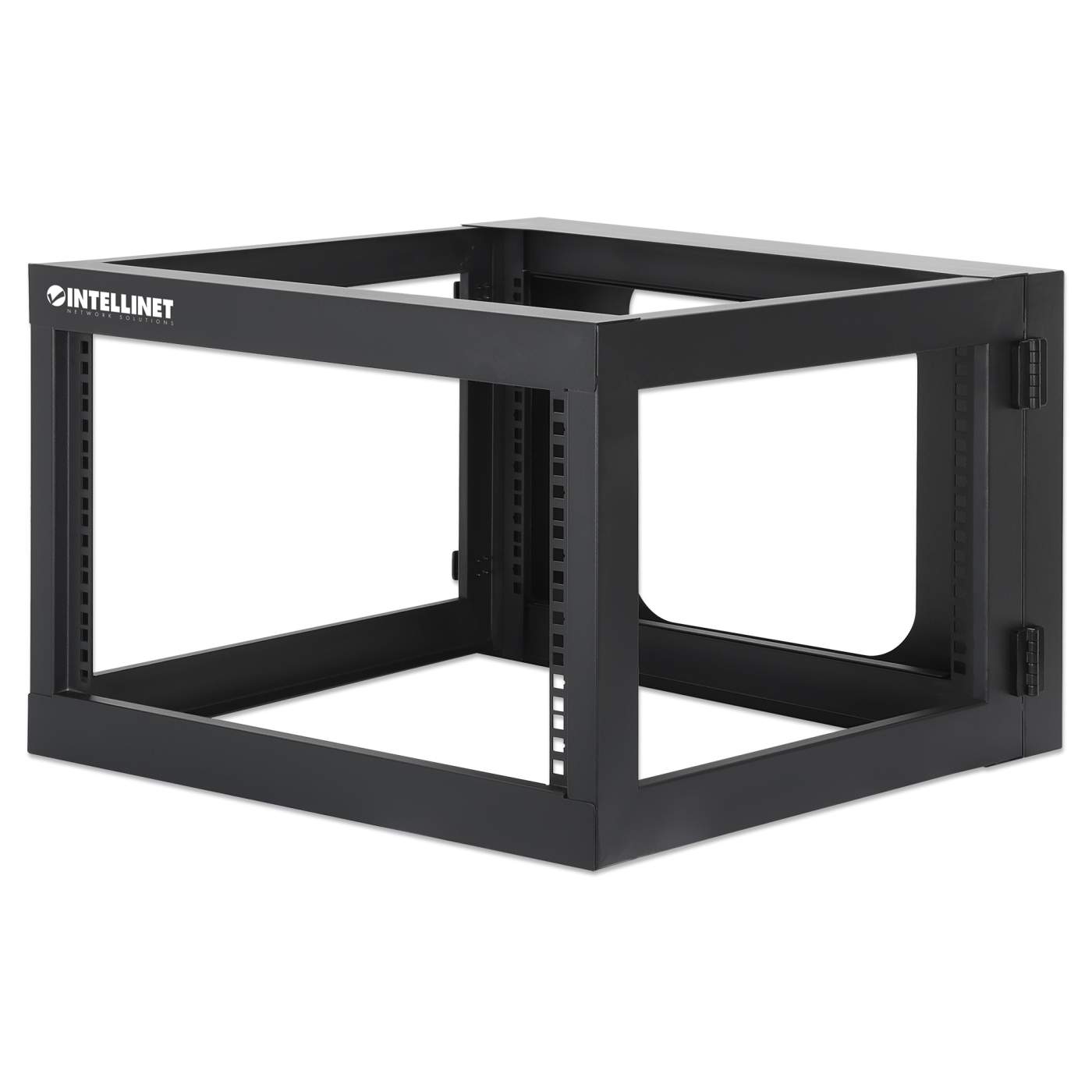 19" Wall Mount 4-Post Open Frame Network Rack, 6U Image 1