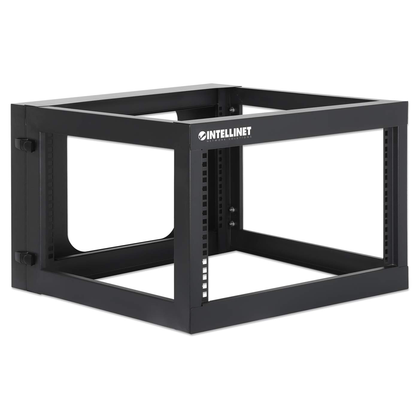 19" Wall Mount 4-Post Open Frame Network Rack, 6U Image 2