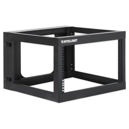 19" Wall Mount 4-Post Open Frame Network Rack, 6U Image 2